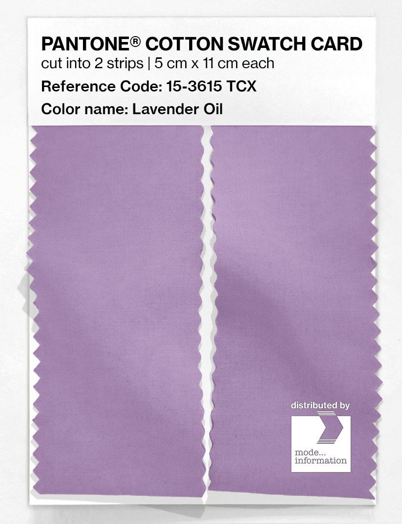 Artikelbild 2 des Artikels “PANTONE® COTTON SWATCH CARD 15-3615 TCX Lavender Oil “