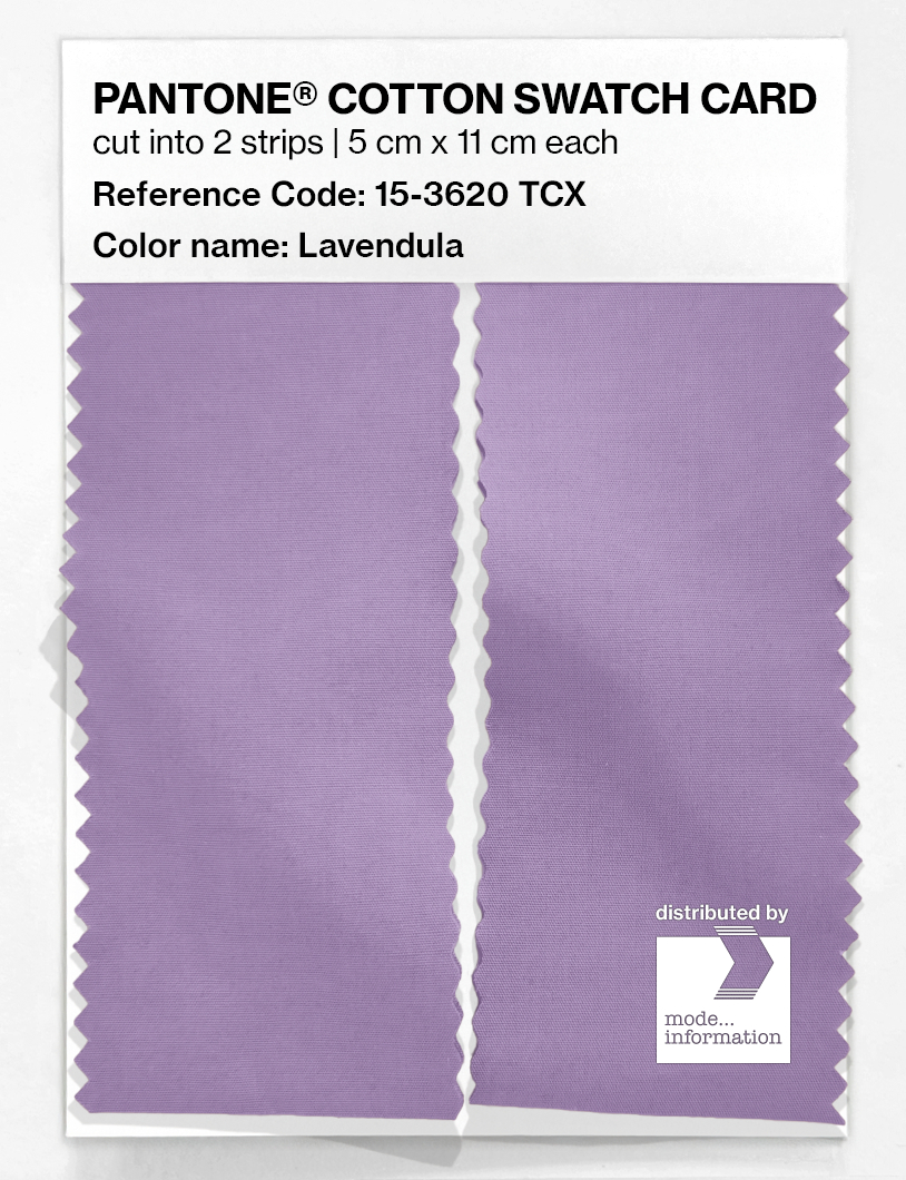 Artikelbild 2 des Artikels “PANTONE® COTTON SWATCH CARD 15-3620 TCX Lavendula “