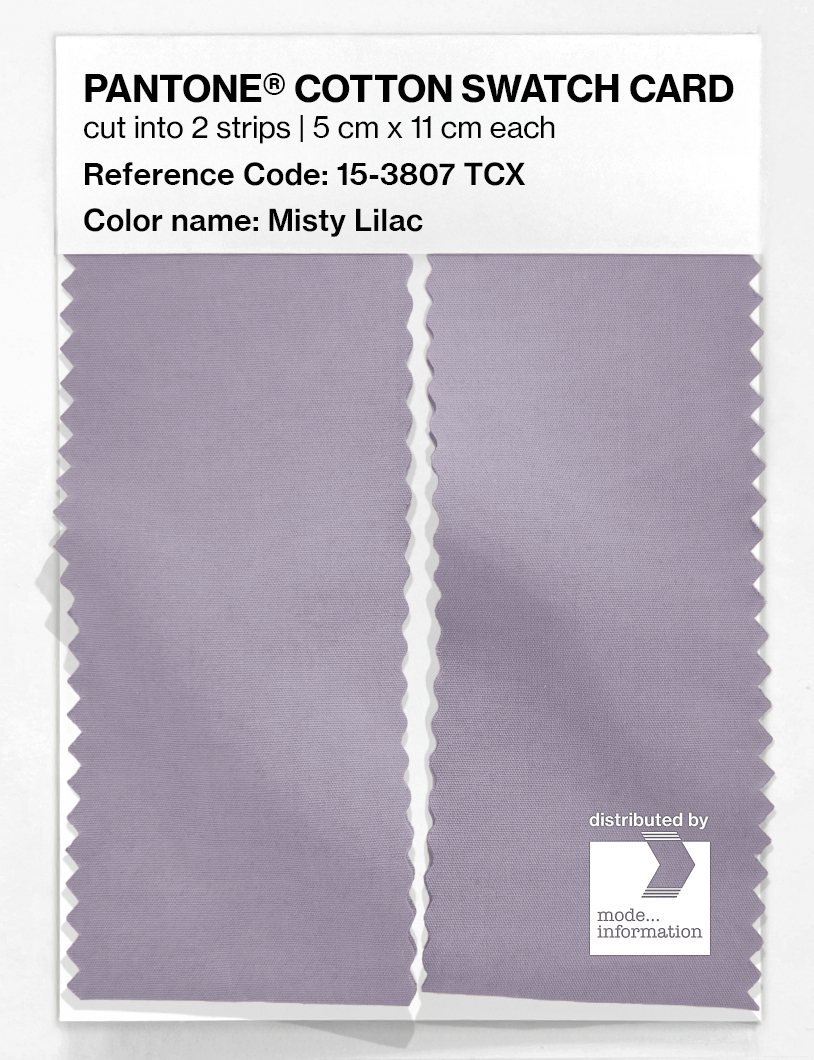 Artikelbild 2 des Artikels “PANTONE® COTTON SWATCH CARD 15-3807 TCX Misty Lilac “