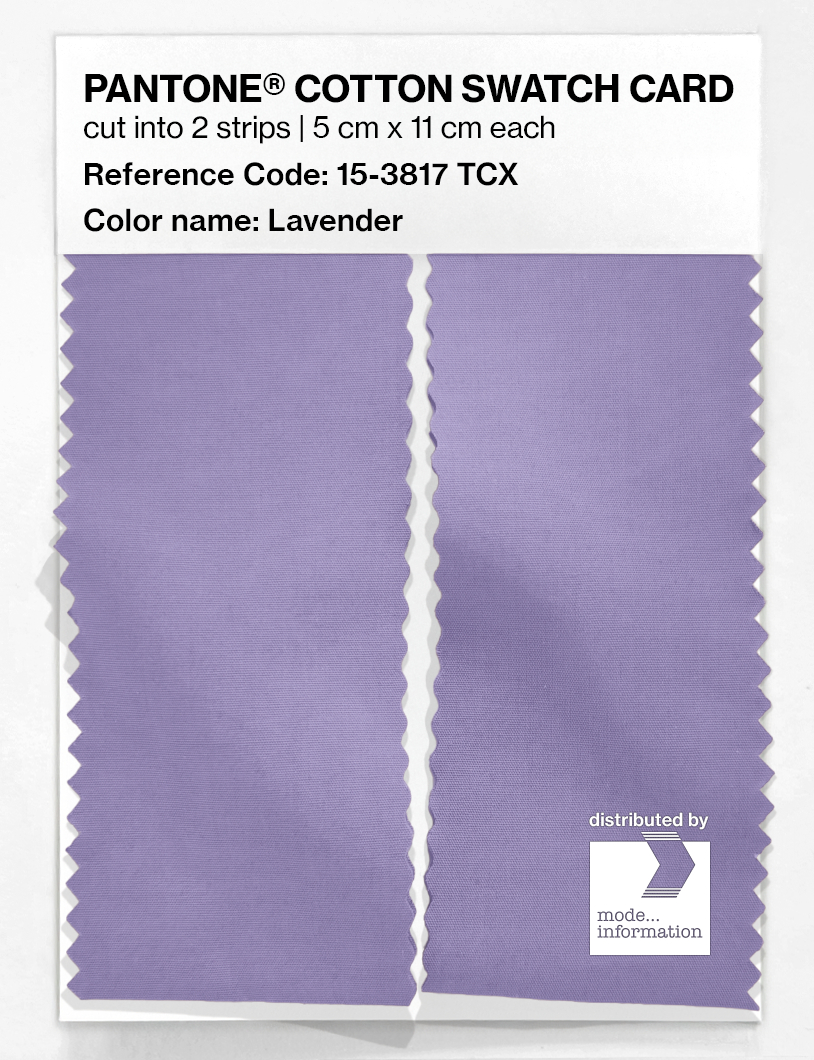 Artikelbild 2 des Artikels “PANTONE® COTTON SWATCH CARD 15-3817 TCX Lavender “