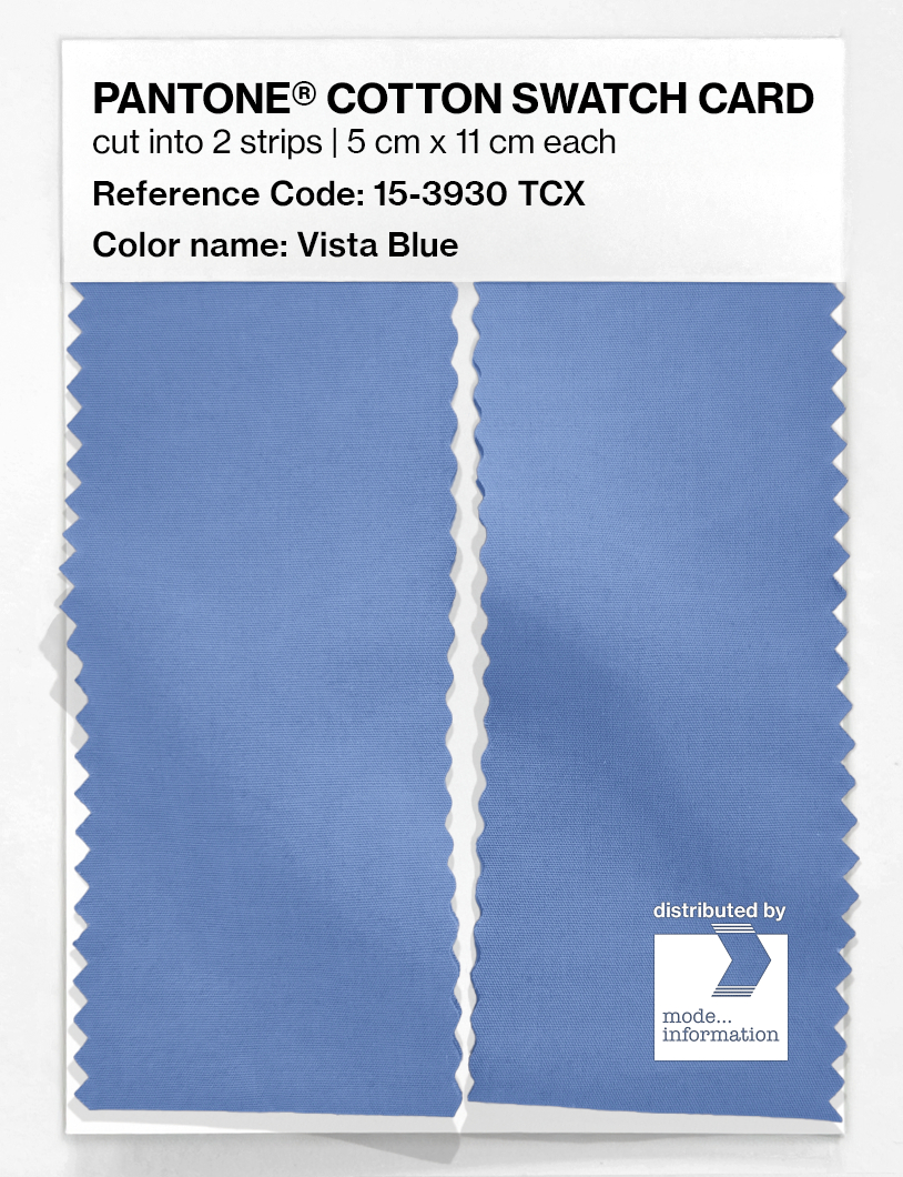 Artikelbild 2 des Artikels “PANTONE® COTTON SWATCH CARD 15-3930 TCX Vista Blue “