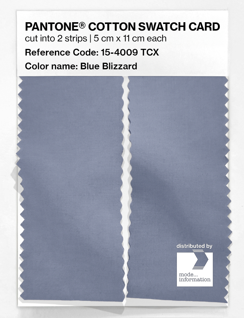 Artikelbild 2 des Artikels “PANTONE® COTTON SWATCH CARD 15-4009 TCX Blue Blizzard “