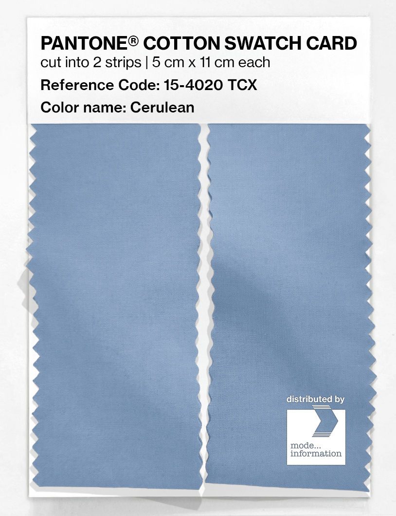 Artikelbild 2 des Artikels “PANTONE® COTTON SWATCH CARD 15-4020 TCX Cerulean “