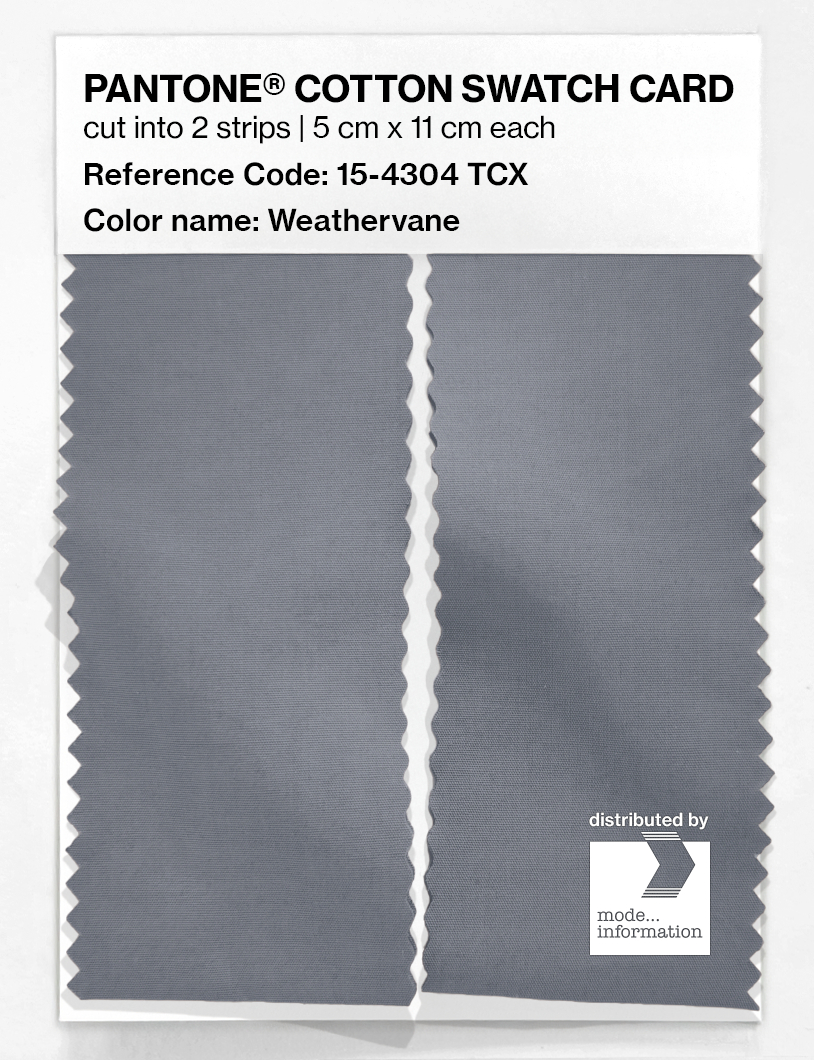 Artikelbild 2 des Artikels “PANTONE® COTTON SWATCH CARD 15-4304 TCX Weathervane “