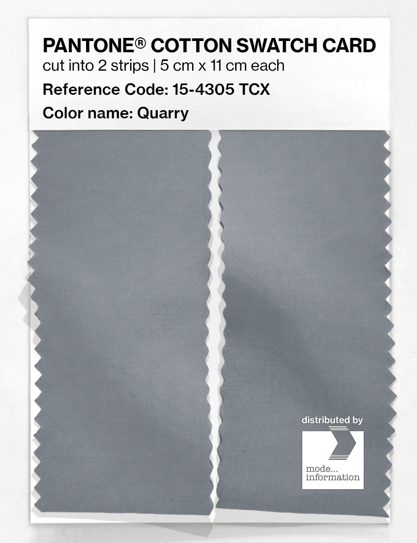 Artikelbild 2 des Artikels “PANTONE® COTTON SWATCH CARD 15-4305 TCX Quarry “