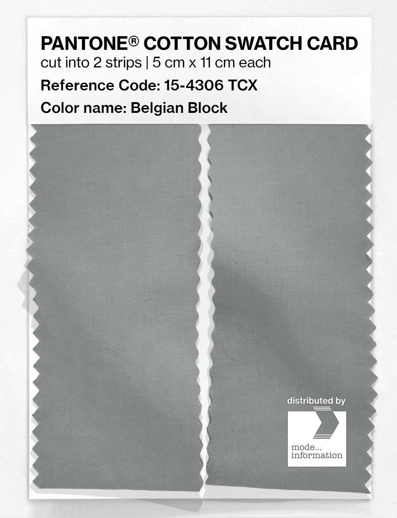 Artikelbild 2 des Artikels “PANTONE® COTTON SWATCH CARD 15-4306 TCX Belgian Block “