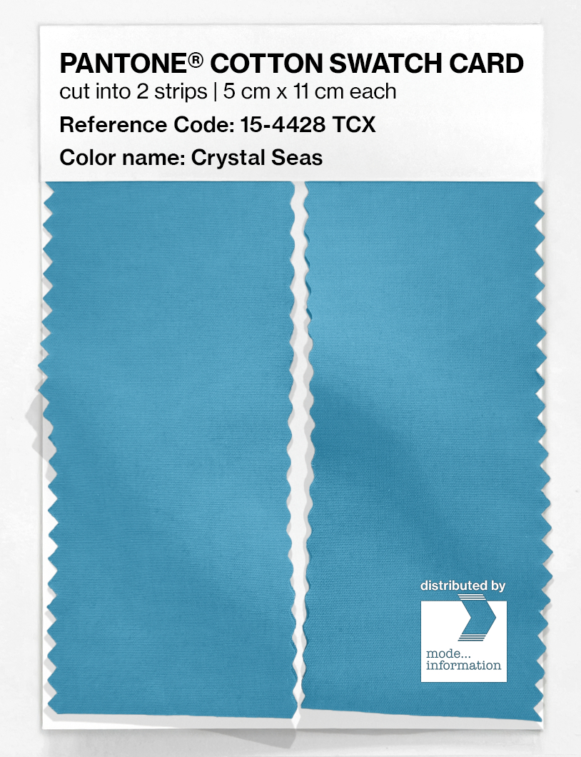 Artikelbild 2 des Artikels “PANTONE® COTTON SWATCH CARD 15-4428 TCX Crystal Seas “