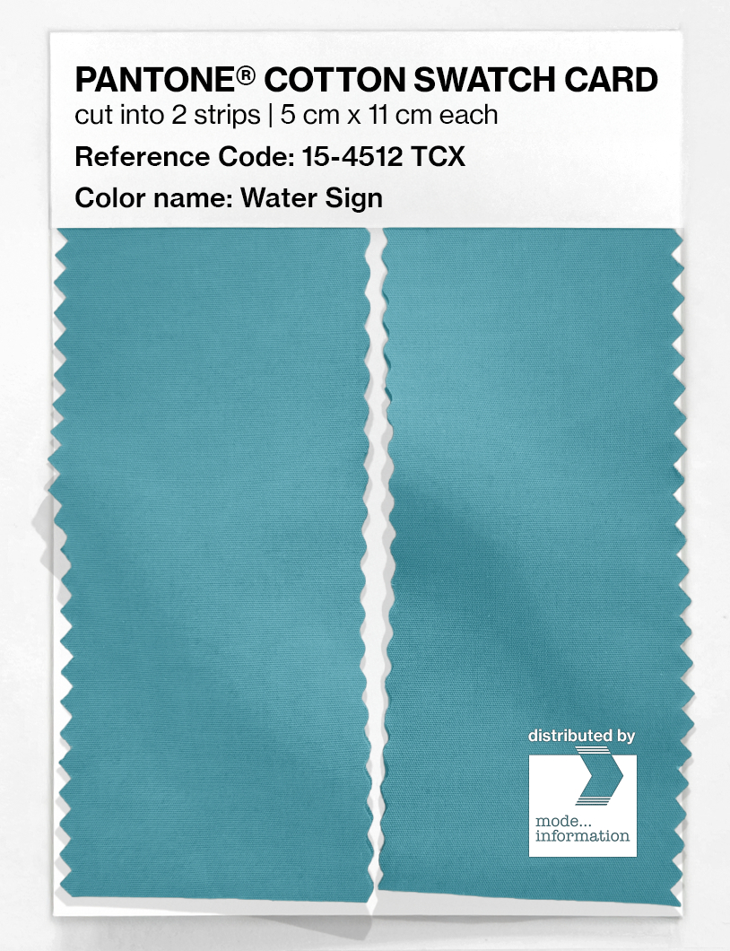 Artikelbild 2 des Artikels “PANTONE® COTTON SWATCH CARD 15-4512 TCX Water Sign “