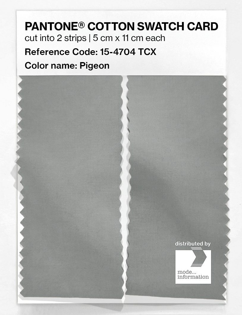 Artikelbild 2 des Artikels “PANTONE® COTTON SWATCH CARD 15-4704 TCX Pigeon “
