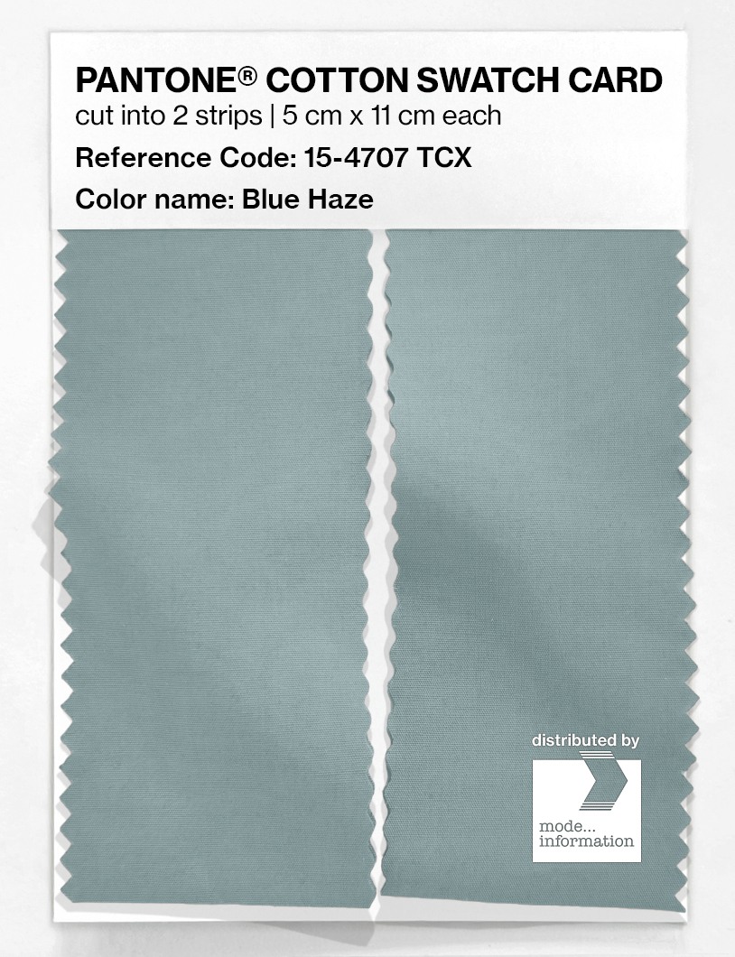 Artikelbild 2 des Artikels “PANTONE® COTTON SWATCH CARD 15-4707 TCX Blue Haze “