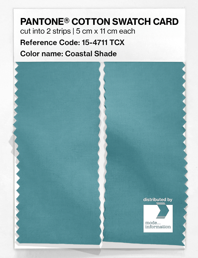 Artikelbild 2 des Artikels “PANTONE® COTTON SWATCH CARD 15-4711 TCX Coastal Shade “