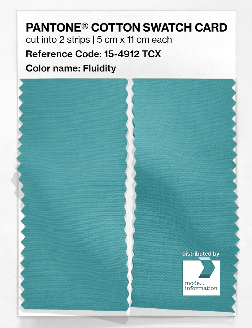 Artikelbild 2 des Artikels “PANTONE® COTTON SWATCH CARD 15-4912 TCX Fluidity “