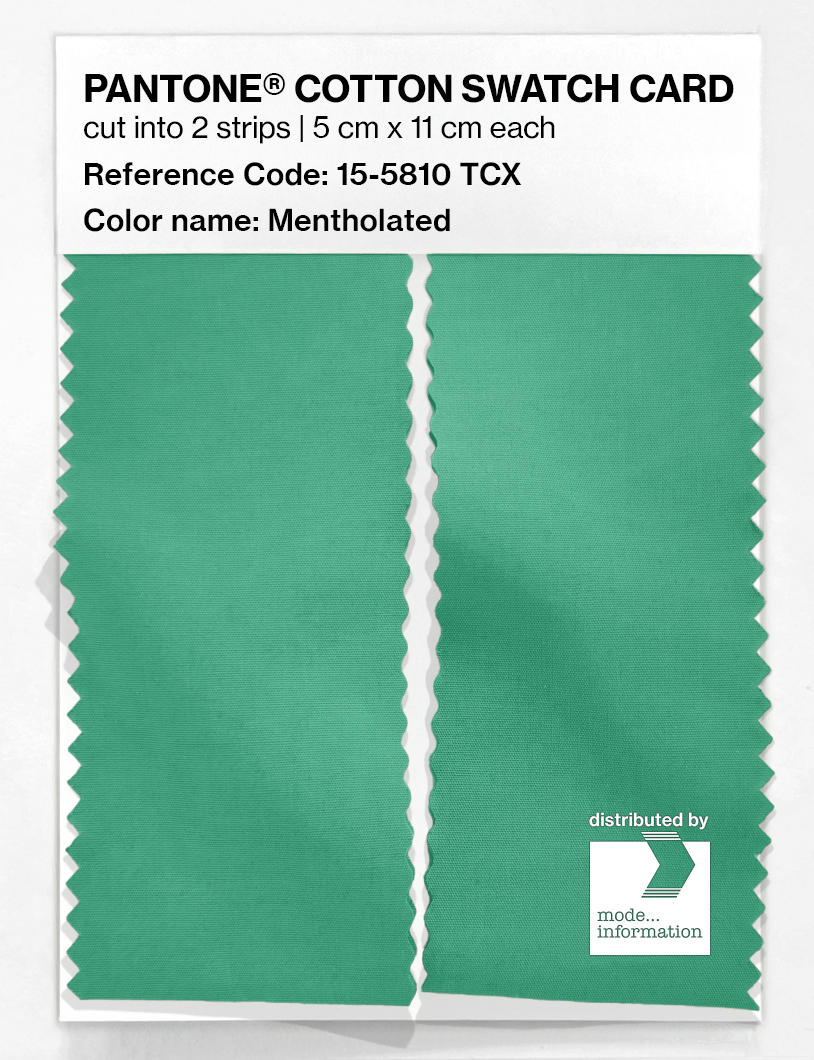 Artikelbild 2 des Artikels “PANTONE® COTTON SWATCH CARD 15-5810 TCX Mentholated “