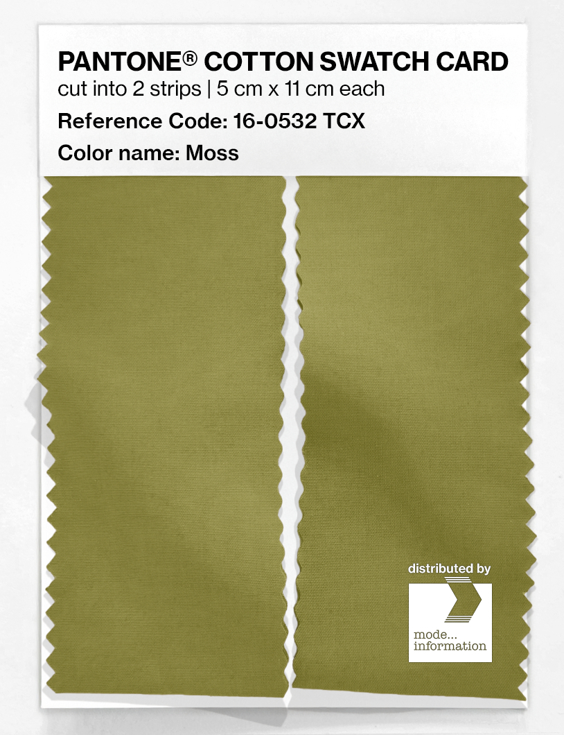 Artikelbild 2 des Artikels “PANTONE® COTTON SWATCH CARD 16-0532 TCX Moss “