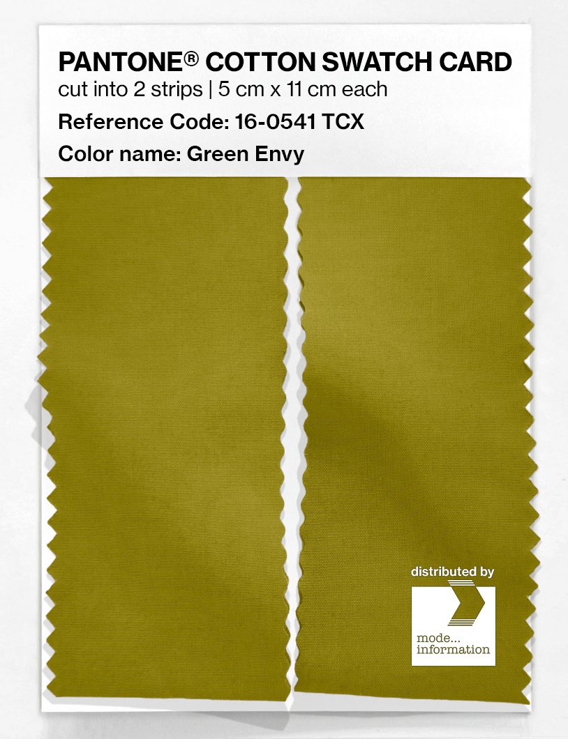 Artikelbild 2 des Artikels “PANTONE® COTTON SWATCH CARD 16-0541 TCX Green Envy “