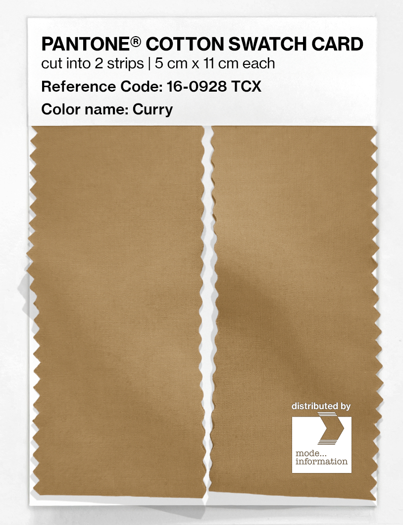 Artikelbild 2 des Artikels “PANTONE® COTTON SWATCH CARD 16-0928 TCX Curry “