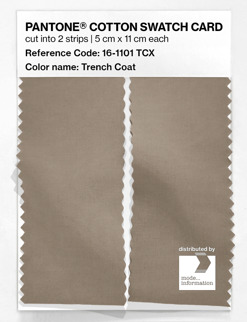 Artikelbild 2 des Artikels “PANTONE® COTTON SWATCH CARD 16-1101 TCX Trench Coat “