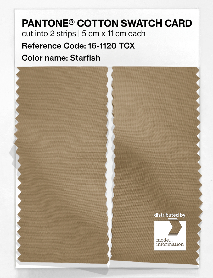 Artikelbild 2 des Artikels “PANTONE® COTTON SWATCH CARD 16-1120 TCX Starfish “