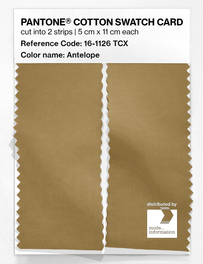 Artikelbild 2 des Artikels “PANTONE® COTTON SWATCH CARD 16-1126 TCX Antelope “