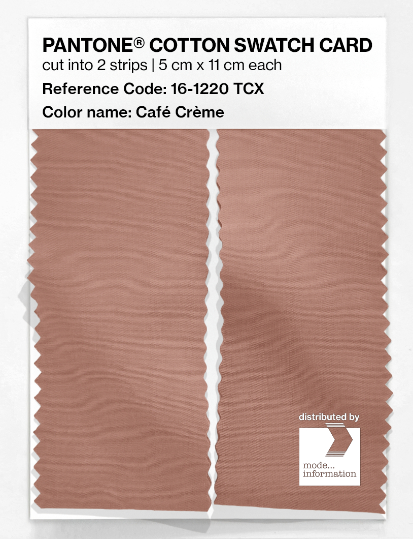 Artikelbild 2 des Artikels “PANTONE® COTTON SWATCH CARD 16-1220 TCX Café Crème “