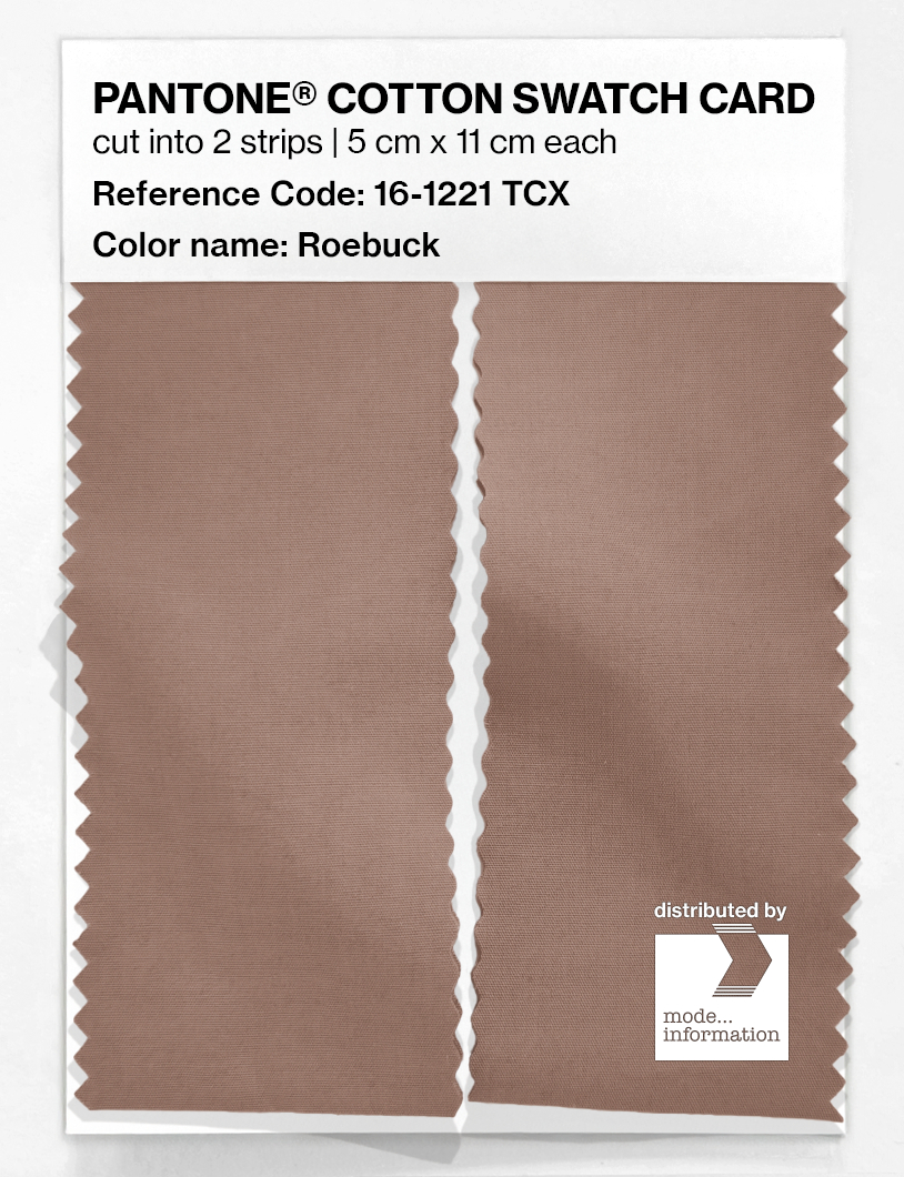 Artikelbild 2 des Artikels “PANTONE® COTTON SWATCH CARD 16-1221 TCX Roebuck “