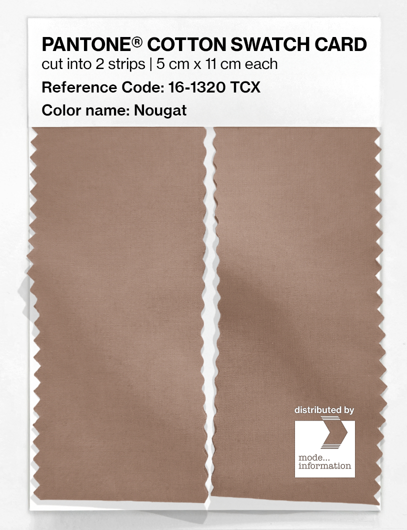 Artikelbild 2 des Artikels “PANTONE® COTTON SWATCH CARD 16-1320 TCX Nougat “