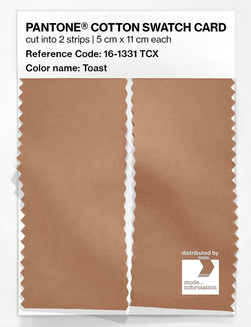 Artikelbild 2 des Artikels “PANTONE® COTTON SWATCH CARD 16-1331 TCX Toast “