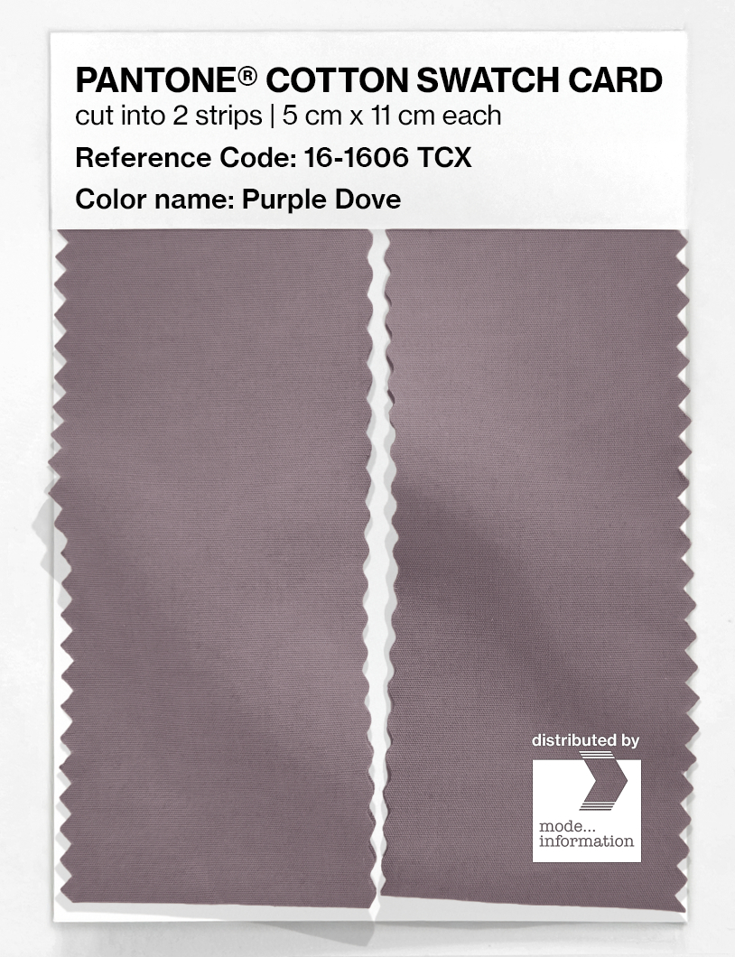 Artikelbild 2 des Artikels “PANTONE® COTTON SWATCH CARD 16-1606 TCX Purple Dove “