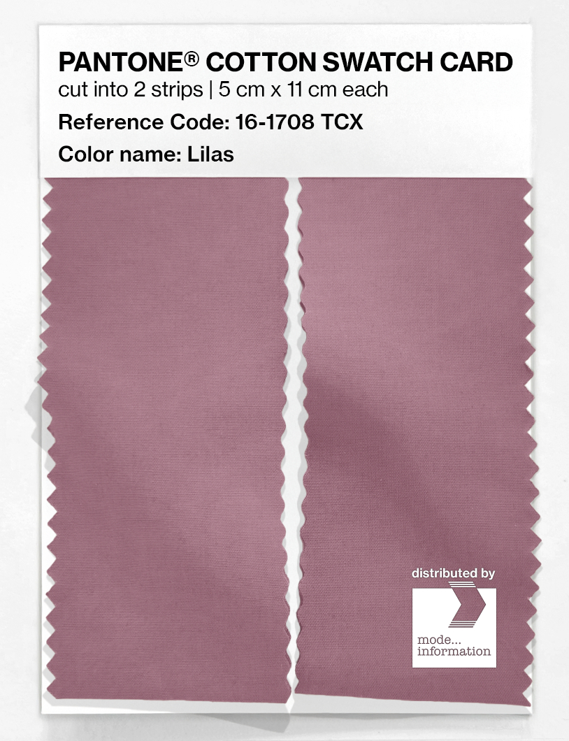 Product image 2 of the product “PANTONE® COTTON SWATCH CARD 16-1708 TCX Lilas ”