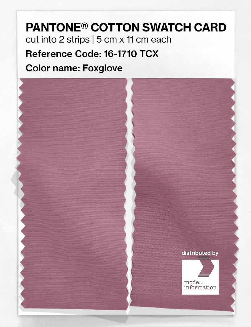 Artikelbild 2 des Artikels “PANTONE® COTTON SWATCH CARD 16-1710 TCX Foxglove “