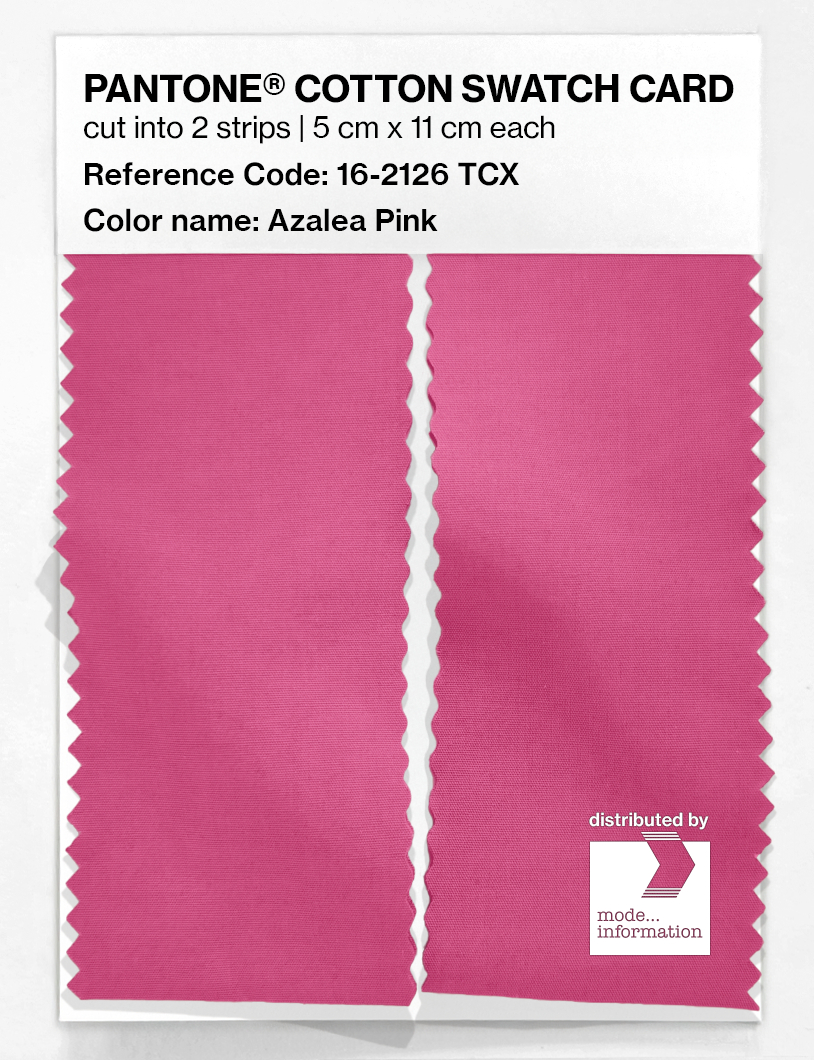 Artikelbild 2 des Artikels “PANTONE® COTTON SWATCH CARD 16-2126 TCX Azalea Pink “