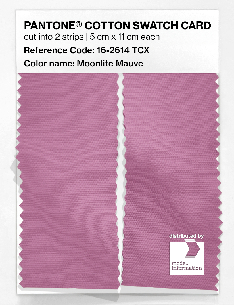 Artikelbild 2 des Artikels “PANTONE® COTTON SWATCH CARD 16-2614 TCX Moonlite Mauve “