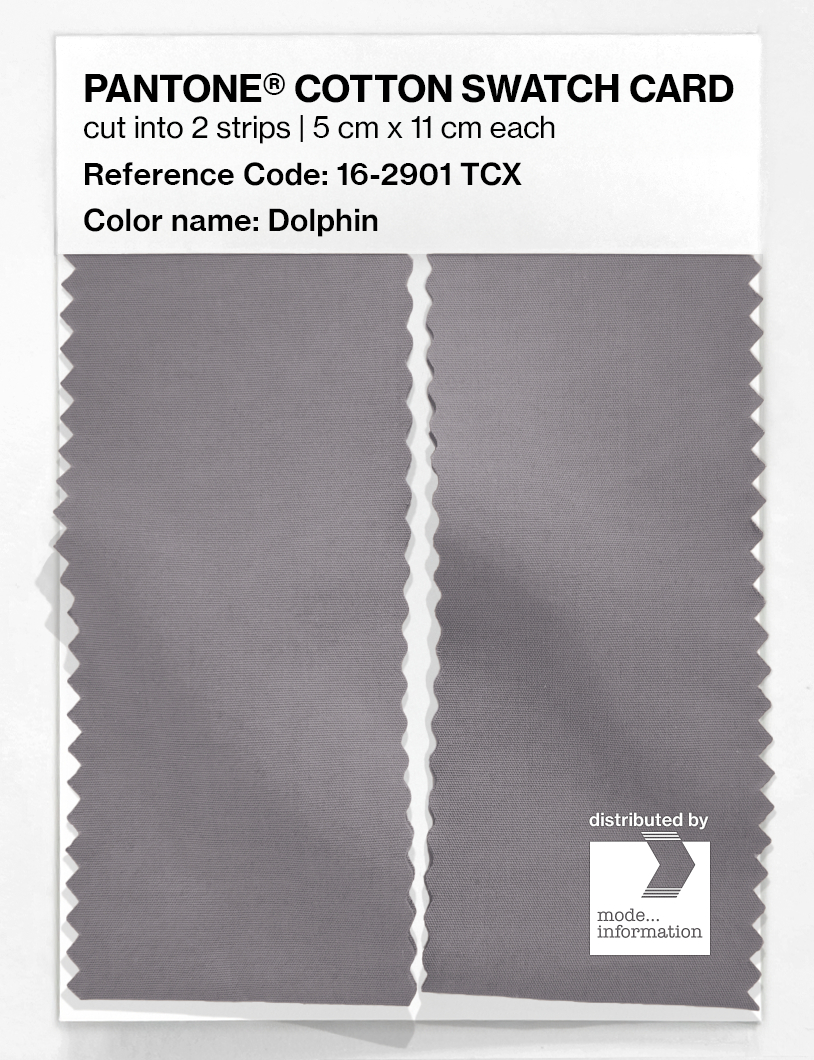 Artikelbild 2 des Artikels “PANTONE® COTTON SWATCH CARD 16-2901 TCX Dolphin “