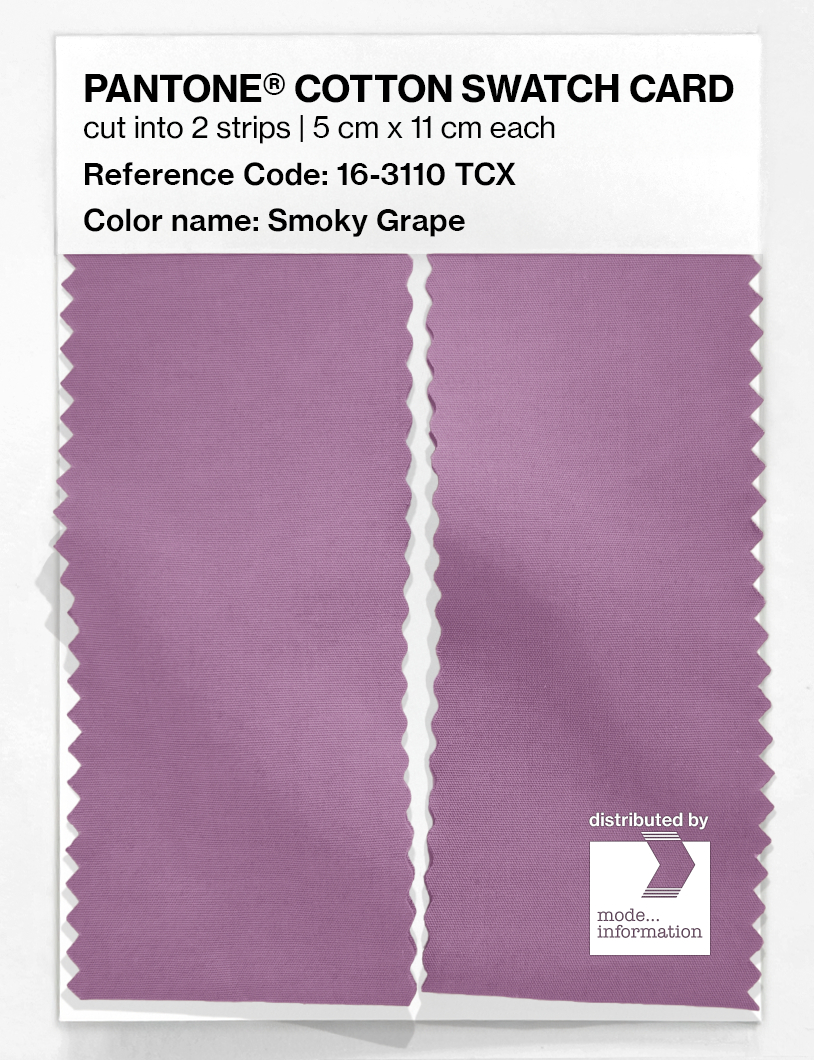 Artikelbild 2 des Artikels “PANTONE® COTTON SWATCH CARD 16-3110 TCX Smoky Grape “