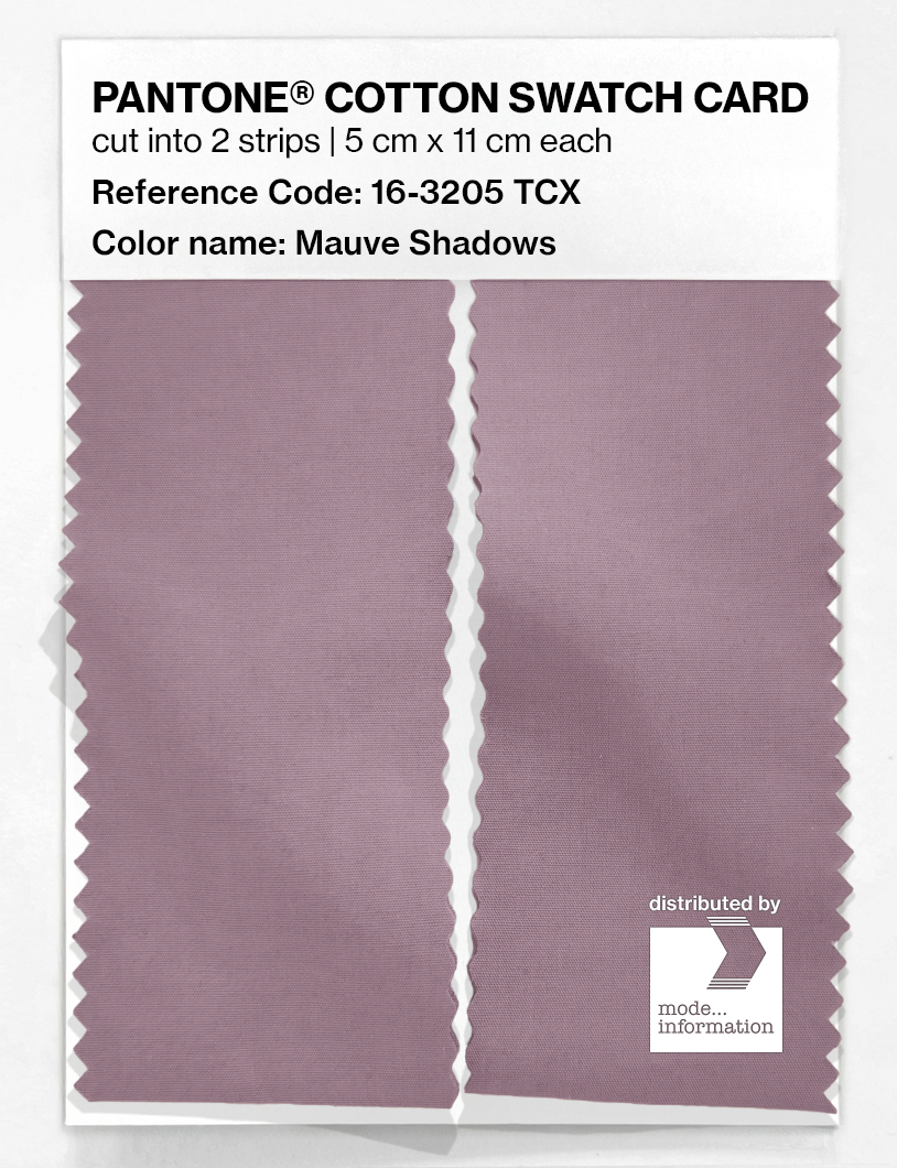 Artikelbild 2 des Artikels “PANTONE® COTTON SWATCH CARD 16-3205 TCX Mauve Shadows “