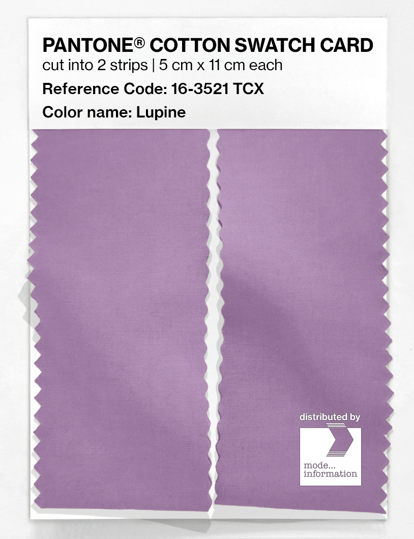 Artikelbild 2 des Artikels “PANTONE® COTTON SWATCH CARD 16-3521 TCX Lupine “