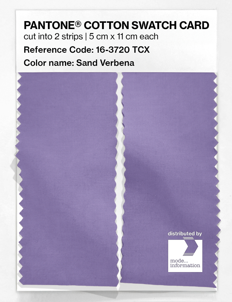 Artikelbild 2 des Artikels “PANTONE® COTTON SWATCH CARD 16-3720 TCX Sand Verbena “