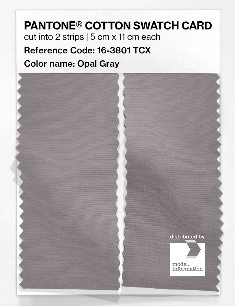 Artikelbild 2 des Artikels “PANTONE® COTTON SWATCH CARD 16-3801 TCX Opal Gray “