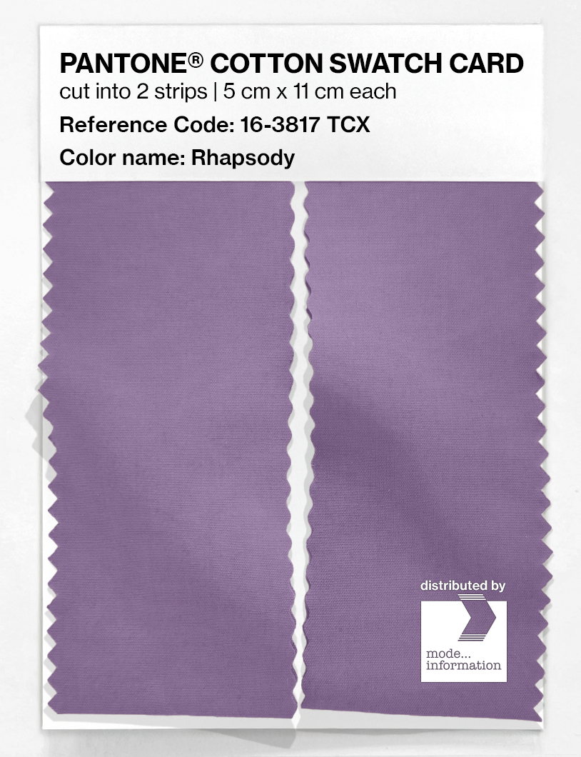 Artikelbild 2 des Artikels “PANTONE® COTTON SWATCH CARD 16-3817 TCX Rhapsody “