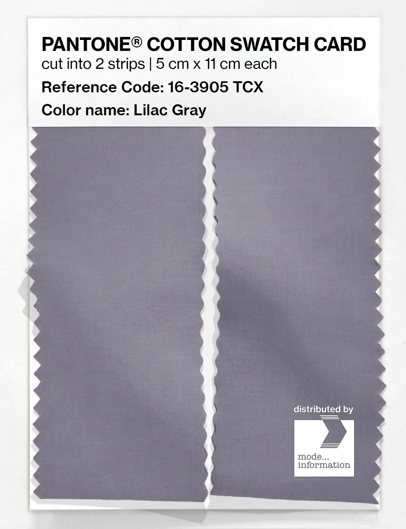 Artikelbild 2 des Artikels “PANTONE® COTTON SWATCH CARD 16-3905 TCX Lilac Gray “