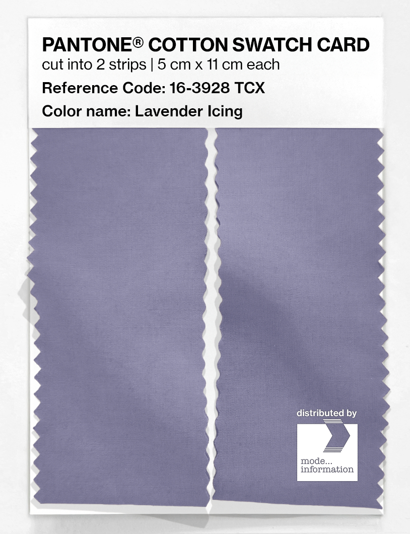 Artikelbild 2 des Artikels “PANTONE® COTTON SWATCH CARD 16-3928 TCX Lavender Icing “