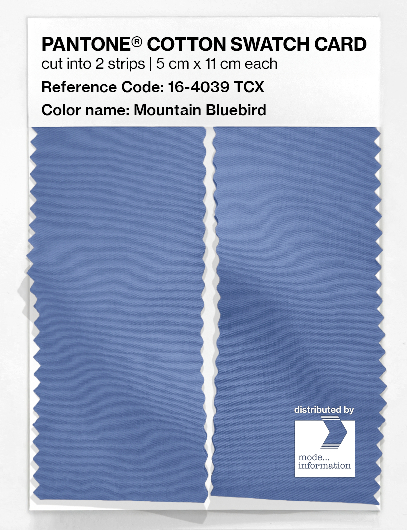 Artikelbild 2 des Artikels “PANTONE® COTTON SWATCH CARD 16-4039 TCX Mountain Bluebird “