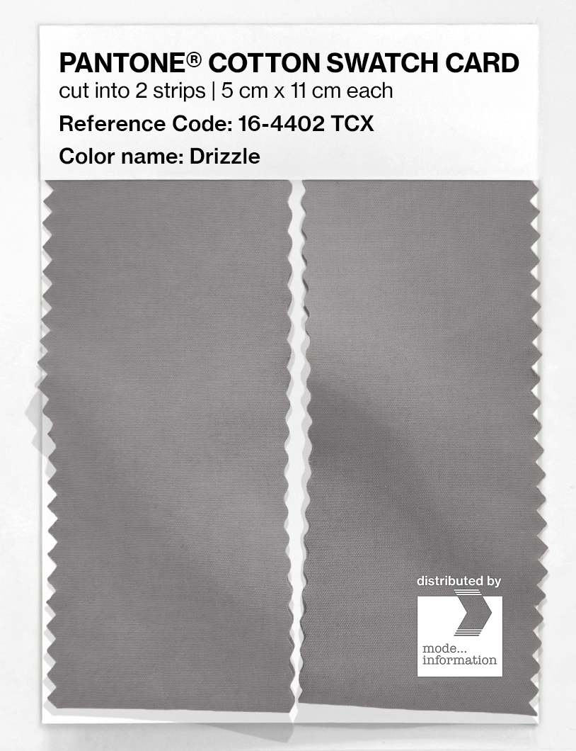 Artikelbild 2 des Artikels “PANTONE® COTTON SWATCH CARD 16-4402 TCX Drizzle “