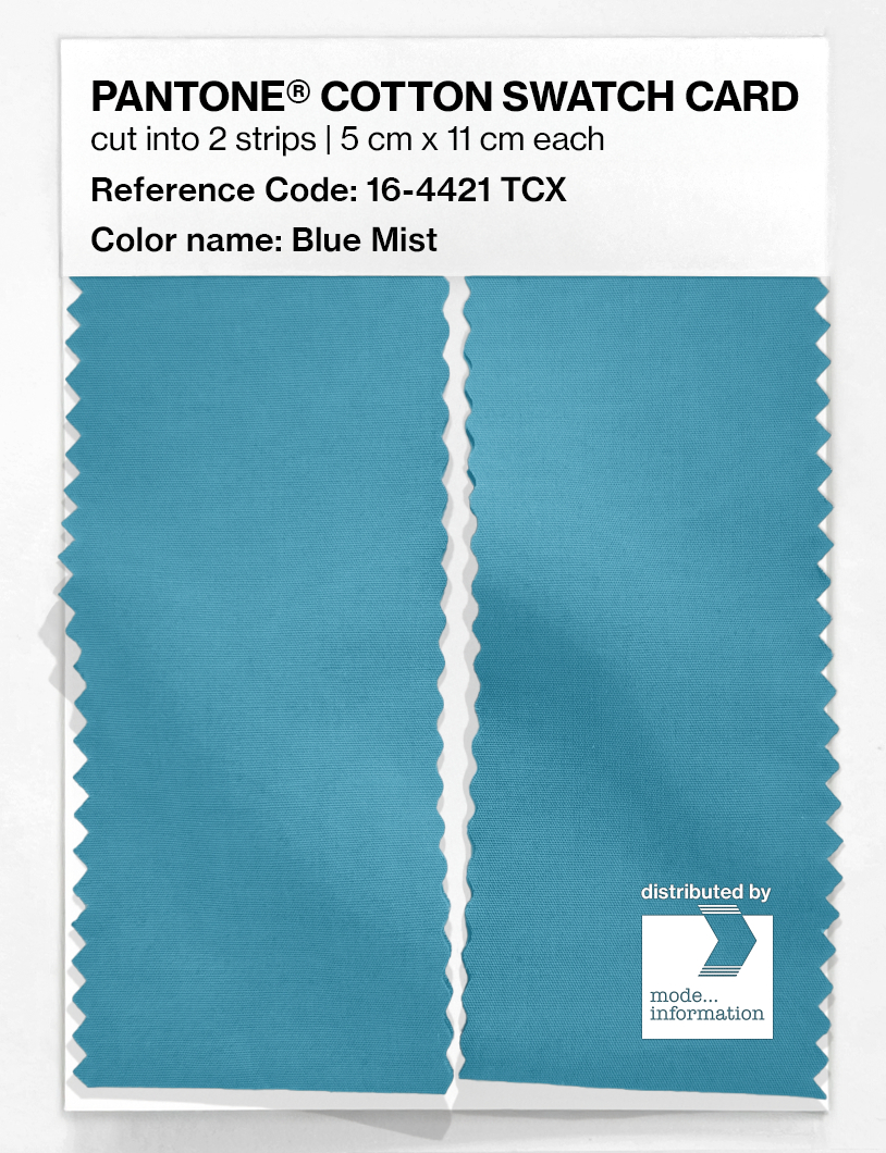 Artikelbild 2 des Artikels “PANTONE® COTTON SWATCH CARD 16-4421 TCX Blue Mist “