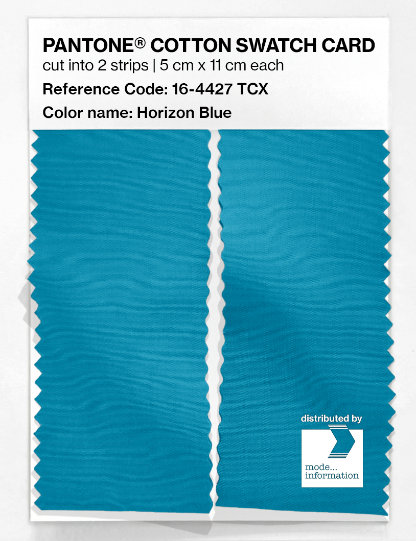 Artikelbild 2 des Artikels “PANTONE® COTTON SWATCH CARD 16-4427 TCX Horizon Blue “
