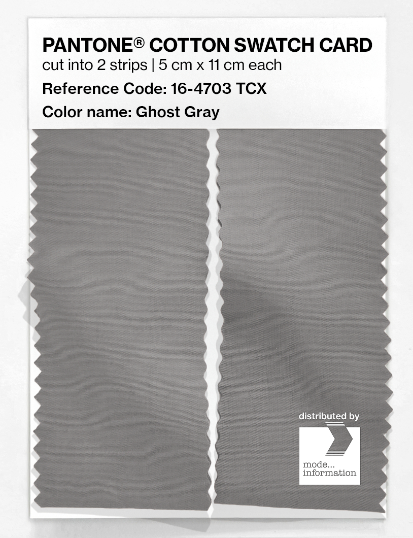 Artikelbild 2 des Artikels “PANTONE® COTTON SWATCH CARD 16-4703 TCX Ghost Gray “