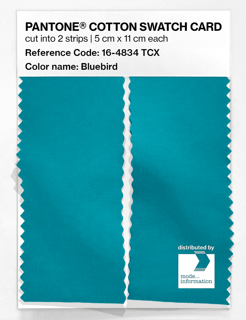 Artikelbild 2 des Artikels “PANTONE® COTTON SWATCH CARD 16-4834 TCX Bluebird “