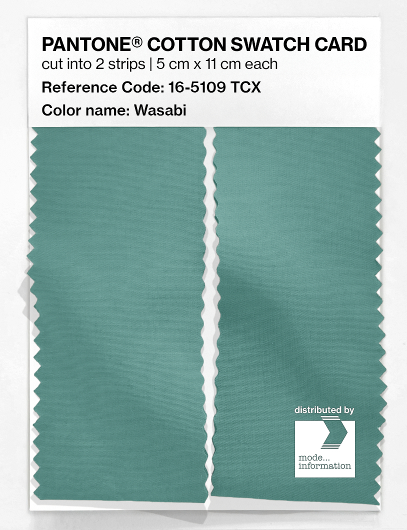 Artikelbild 2 des Artikels “PANTONE® COTTON SWATCH CARD 16-5109 TCX Wasabi “