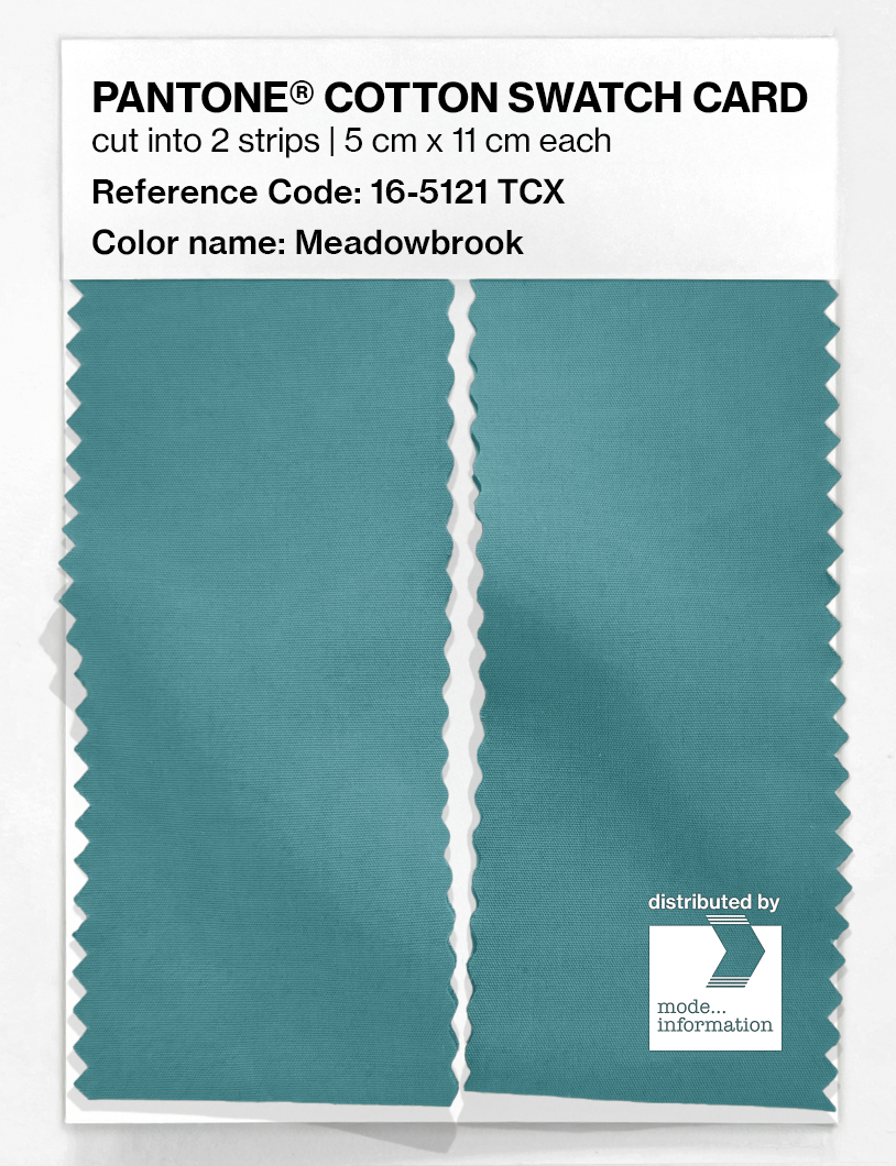 Product image 2 of the product “PANTONE® COTTON SWATCH CARD 16-5121 TCX Meadowbrook ”