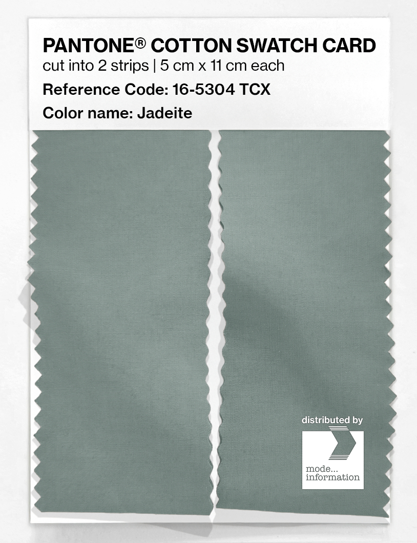 Artikelbild 2 des Artikels “PANTONE® COTTON SWATCH CARD 16-5304 TCX Jadeite “